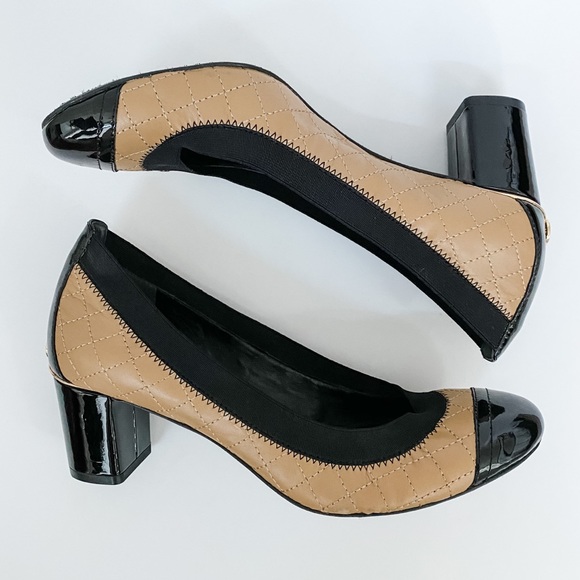 Tory Burch Shoes - Tory Burch Carrie Quilted Leather Pumps